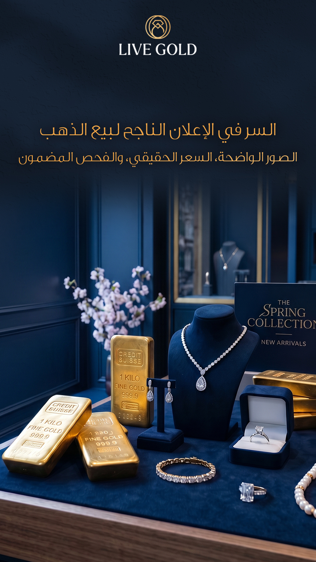 سر الإعلان الناجح لبيع الذهب — Live Gold